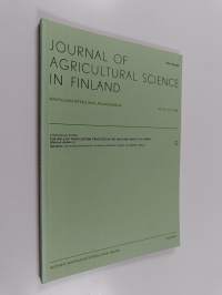 Journal of agricultural science in finland n:o 4/1989 : the role of fertilization practices in the yield and quality of carrot (signeerattu, tekijän omiste)