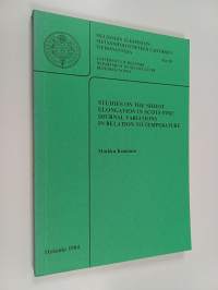 Studies on the Shoot Elongation in Scots Pine - Diurnal Variations in Relation to Temperature (signeerattu, tekijän omiste)