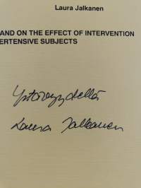 Studies on obesity and on the effect of intervention on overweight hypertensive subjects (signeerattu, tekijän omiste)