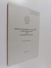Serum 25-hydroxy-vitamin D concentration and vitamin D intake (signeerattu, tekijän omiste)