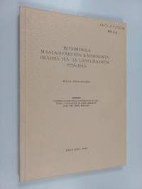 Tutkimuksia maalaisväestön ravinnosta eräissä Itä- ja Länsi-Suomen pitäjissä (signeerattu, tekijän omiste)