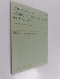 Journal of agricultural science in Finland Vol 59 N:O 4/1987 : The Returns to Investment in Agricultural Research in Finland 1950-1984 (signeerattu, tekijän omiste)