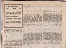Viikonloppu, n:o 39, 1959 Filmi tähtiä, kertomuksia , sarjakuvakin. Sivuja 36. Sivut tallella, ehjä