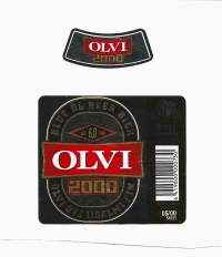 Olvi 2000 Olut -  olutetiketti