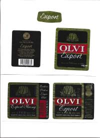 Olvi  Export  -  olutetiketti  3 kpl