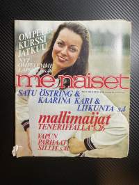 Me naiset 1975 nr 17, 25.4.1975, Satu Östring ja Kaarina Kari ja liikunta