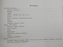 v.1926 Maapallo Pohjois-Afrikka, Etu-Aasia, Etu-Intia