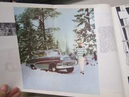 Diesel-lehti 1959 sidottu vuosikerta, runsas mainoskuvitus työkoneista ja moottoreista, värikuvaesittelyt mm. Fiat 600 &amp; Volga, erittäin laadukas julkaisu