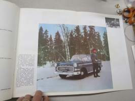 Diesel-lehti 1959 sidottu vuosikerta, runsas mainoskuvitus työkoneista ja moottoreista, värikuvaesittelyt mm. Fiat 600 &amp; Volga, erittäin laadukas julkaisu