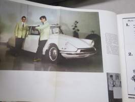 Diesel-lehti 1959 sidottu vuosikerta, runsas mainoskuvitus työkoneista ja moottoreista, värikuvaesittelyt mm. Fiat 600 &amp; Volga, erittäin laadukas julkaisu