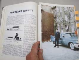 Diesel-lehti 1959 sidottu vuosikerta, runsas mainoskuvitus työkoneista ja moottoreista, värikuvaesittelyt mm. Fiat 600 &amp; Volga, erittäin laadukas julkaisu