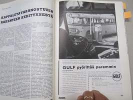 Diesel-lehti 1959 sidottu vuosikerta, runsas mainoskuvitus työkoneista ja moottoreista, värikuvaesittelyt mm. Fiat 600 &amp; Volga, erittäin laadukas julkaisu