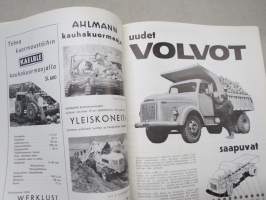 Diesel-lehti 1959 sidottu vuosikerta, runsas mainoskuvitus työkoneista ja moottoreista, värikuvaesittelyt mm. Fiat 600 &amp; Volga, erittäin laadukas julkaisu