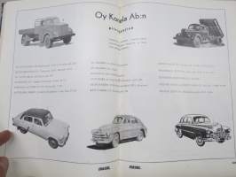 Diesel-lehti 1957 sidottu vuosikerta, runsas mainoskuvitus työkoneista ja moottoreista, erittäin laadukas julkaisu