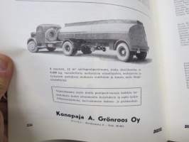 Diesel-lehti 1957 sidottu vuosikerta, runsas mainoskuvitus työkoneista ja moottoreista, erittäin laadukas julkaisu