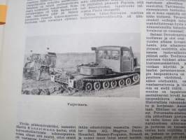 Diesel-lehti 1960 sidottu vuosikerta, runsas mainoskuvitus työkoneista ja moottoreista, erittäin laadukas julkaisu