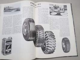 Diesel-lehti 1960 sidottu vuosikerta, runsas mainoskuvitus työkoneista ja moottoreista, erittäin laadukas julkaisu