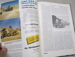 Diesel-lehti 1960 sidottu vuosikerta, runsas mainoskuvitus työkoneista ja moottoreista, erittäin laadukas julkaisu