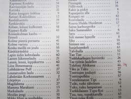 Rakkaimmat lastenlaulut - 150 koko perheen suosikkia - laulujen sanat