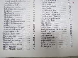 Rakkaimmat lastenlaulut - 150 koko perheen suosikkia - laulujen sanat