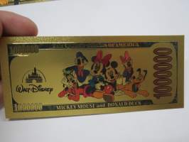 Pluto - 1 000 000 USD - One Million US Dollars - Gold foil novelty note -keräilyseteli 24 K kullattu seteli, leikkirahaa