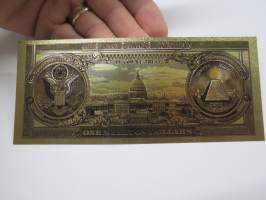 One Million  Dollars - United States - Gold foil novelty note -keräilyseteli 24 K kullattu seteli, leikkirahaa