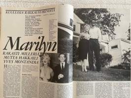 Me naiset 1975 nr 45, 7.11.1975, Mannerheimin kolme kotia, Marilyn Monroe ja Arthur Miller