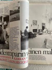 Me naiset 1975 nr 47, 21.11.1975, Keski-Suomen parhaat naiset, Poutaparit, Valkoisessa talossa (Betty ja Gerald Ford)