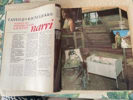 Me naiset 1975 nr 34, 22.8.1975, Suomi on maailman kovin lottomaa, Simo Salminen, Kivikasvot, Rauni Liukko, syysmuoti