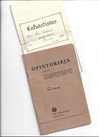Alavus Helvi Mastosalo / Lukutodistus: Lastenkoulutodistus, Lukukinkeritodistus ja kansakoulun opintokirja  1935-43
