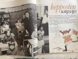 Me Naiset 1972 nr 42 ilmestynyt 18.10.,Pajarit, Taru ja Leo Kinnunen,  Miss Skandinavia kisa, Astrid Lingren