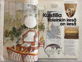 Avotakka 1979 nr 6, Jouni ja Maria Mykkäsen koti, Kaitalahden jugendtalo Villa Idman, Kuisti huonekalut