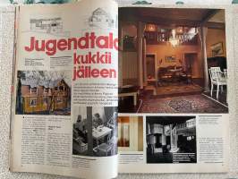 Avotakka 1979 nr 6, Jouni ja Maria Mykkäsen koti, Kaitalahden jugendtalo Villa Idman, Kuisti huonekalut