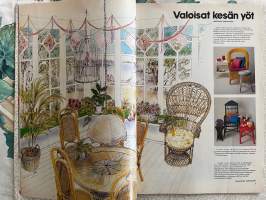 Avotakka 1979 nr 6, Jouni ja Maria Mykkäsen koti, Kaitalahden jugendtalo Villa Idman, Kuisti huonekalut