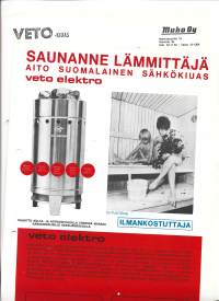 Veto  kiuas esitteitä 2 kpl erä 1969