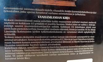 Vanhankansan kirja : Suomalaiset sananparret, Suomen kansan murteet, Suomalaiset arvoitukset