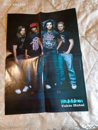 Koululainen keskiaukeamajuliste - Kisut/ Tokio Hotel/ David Beckham /Maameren tarinat