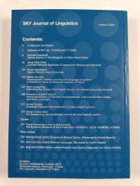 SKY journal of linguistics 17