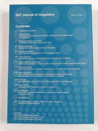 SKY Journal of Linguistics 15
