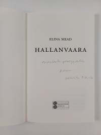 Hallanvaara (signeerattu, tekijän omiste)