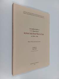 An analytical index to C. G. Mannerheim&#039;s Across Asia from west to east in 1906-1908 : places, persons and general terms