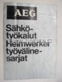 AEG Sähkötyökalut -myyntiesite