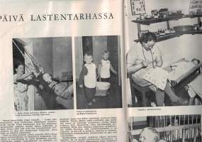 Uusi nainen, N:o 2, helmikuu 1957.Juttua henkisestä kasvusta asumis olosuhteisiin, lasten tarhasta muotiin  ja haastatteluihin¨