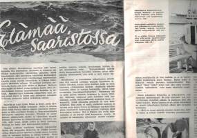 Uusi nanen n:o 9,yyskuu 1957. Arjen asioita.Huoli leivästä, muotia, uusia neulemalleja 14 sivua, kotikokin neuvoja. Jopa laulellen lomalle ja vanhuksista silloin.