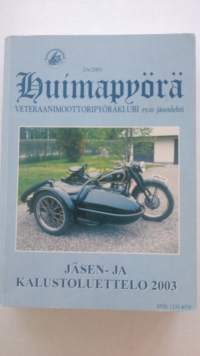 Huimapyörä Jäsen- ja kalustoluettelo 2A/2003