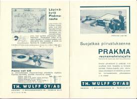 Th Wulff Oy Prakma l tuote-esite 4 sivua  1937
