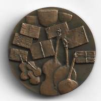 Musica Fazer 1897-1972, (Hiltunen)  -  taidemitali  30 mm