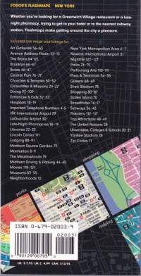 Fodor&#039;s flashmaps - New York - The Guide to Finding it All., 1991. (Matkaopas, matkakirja)