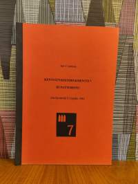 Kenttätykistörykmentti 7 III Patteristo : Ala-Syväriltä U-linjalle 1944