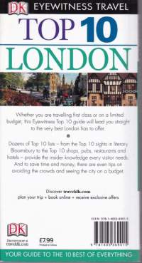 TOP 10 London - 10 kärjessä -matkaopas, 2012. Englanninkielinen